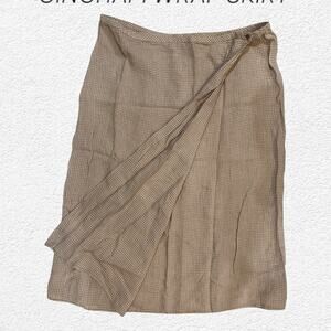 Eileen Fisher Tan Midi Skirt